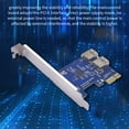 thumbnail image 4 of Sidaley PCI-E 1 a 4 PCI-E Exender Card Tarjeta alimentada por USB Mini computadora portátil para el hogar Adaptador de PC de escritorio Cables de computadora Tipo 8 NO7, 4 of 5