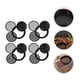 thumbnail image 4 of 1 Set 4pcs Handheld Garden Sieves Suelo Sieves Herramienta de jardinería Kit (negro), 4 of 5