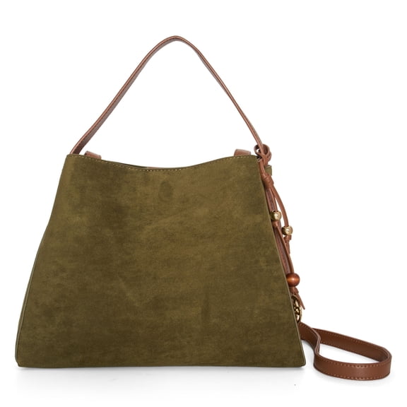 Like Dreams Women's Adjustable Top Handle Solace Suede Bag