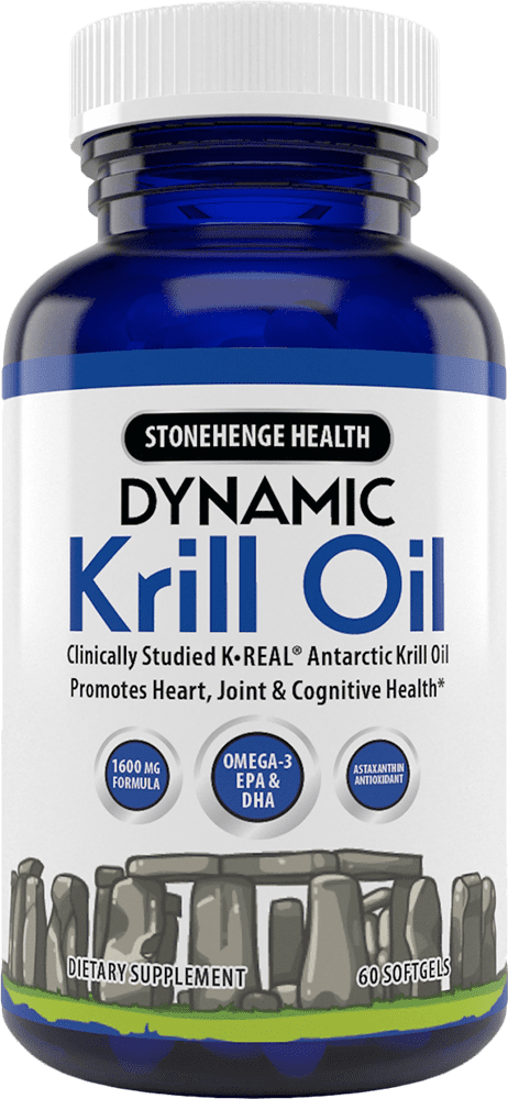 Stonehenge Health Dynamic Krill Oil Antarctic Ocean (Triple Strength) 1,600 mg Superior