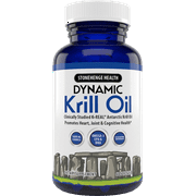 Stonehenge Health Dynamic Antarctic Krill Oil 1,600 mg Omega-3 EPA, DHA, Phospholipids, & Astaxanthin (60 Softgels)