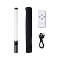 thumbnail image 3 of 20W Handheld RGB Colorful Light Wand LED Photography Light Bi-color Temperature 3000K-6500K Dimmable Brightness 0%-100% CRI＞85 with Multiple Special Lighting Effects Carrying Bag Remote Cont, 3 of 7