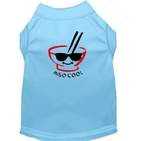 Pet Dog Cat Shirt Screen Printed, "Miso Cool"