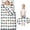 Tractor and Tractors White Pattern, variant on Tractor and Stars White Pattern Teens Toddler Nap Mat with Pillow, Sleeping Mat Bag for Preschool Daycare 59"x22"