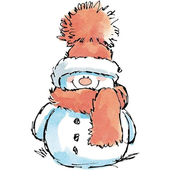 Penny Black Mounted Rubber Stamp 2.5"X3.75"-Snowy