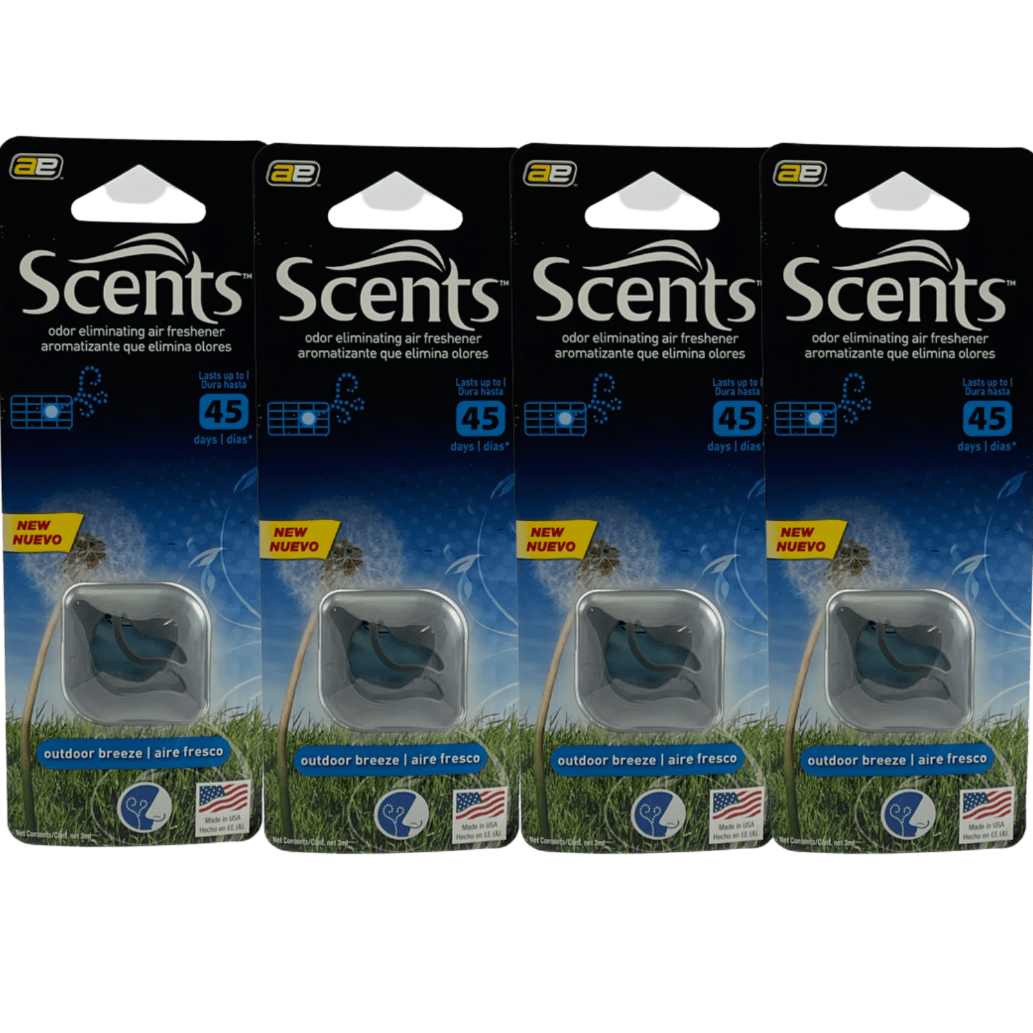 Scents Car Vent Clips Air Freshener, Automotive Air Freshener and Odor