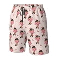 thumbnail image 4 of Fotbe Dachshund Dog Heart Trajes de Baño Estampados para Hombre, Shorts de Verano de Secado Rápido, Ropa de Playa, Bañadores-Small, 4 of 6