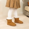 thumbnail image 3 of BURUDANI Girls Boots Kids Winter Warm Snow Ankle Bow Boots for Toddler/Little Kid, 3 of 6