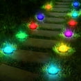 thumbnail image 1 of Lamp string,Outdoor Color App 25 Pathway Remote Patio Solar 25 App Remote Waterproof Landscape Pathway Waterproof Landscape Color Patio Lawn Decor Lamp, 1 of 5