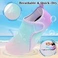 thumbnail image 2 of Barerun Women Men Quick-Dry Aqua Socks Water Shoes with Non-Slip Rubber Sole for Beach River Pool Lake Surf Yoga, 2 of 7