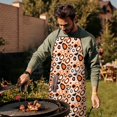 thumbnail image 4 of Leopard Print Adjustable Waterproof Apron for Adults 33x27 Inch – Cooking Apron with 2 Large Pockets, Durable Polyester Bib for Kitchen, Baking, BBQ, and Home Use, 4 of 6