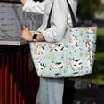 thumbnail image 7 of Sigee Cute Cows Print Extra Large Waterproof Beach Travel Bag with Zipper - Durable and Versatile for Vacation, Gym, and Daily Use, 7 of 7