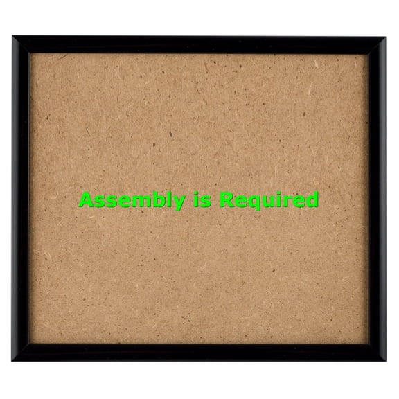 Quadro Frames 6x8 inch Picture Frame, Black, Style P375-3/8 inch Wide Molding