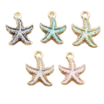 thumbnail image 5 of 10pcs Colorful Conch Sea Shell Starfish Charm Enamel Pendant for DIY Necklace Earrings Handmade Material Making Accessories, 5 of 5