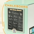 thumbnail image 4 of Qaba Play Kitchen, Corner Kids Kitchen Playset w/ Chalkboard, Range Hood, Ice Maker, Stove, Refrigerator Microwave, Sound & Lights, 4 of 9