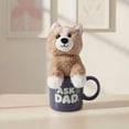 thumbnail image 2 of Dog Plush in Ask Dad Mug, Brown and Blue, Mother's Day by Way To Celebrate, 2 of 6