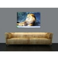 thumbnail image 3 of Startonight Canvas Wall Art Lion King, Illuminated Animals Painting 5 Stars Gift 31.5 X 47.2 inch, 3 of 4