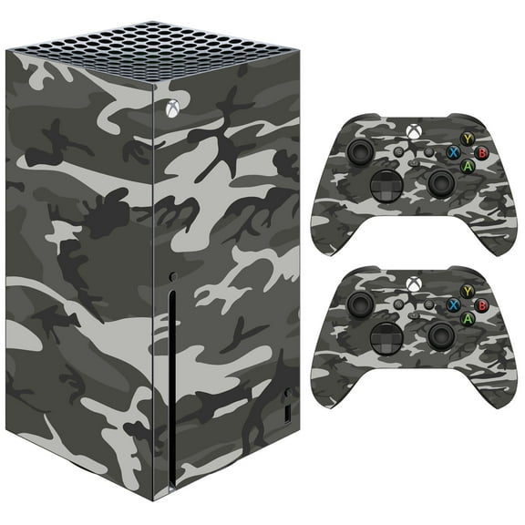VWAQ Camo Skin For Xbox Series X Console and Controllers - Arctic Camouflage Vinyl Decal To Fit Xbox Series X - XSRSX14 [video game]
