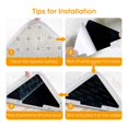 thumbnail image 5 of 10 Pcs Double Sided Non Slip Reusable Rug Stopper, Washable Rug Pad Grippers for Hardwood Floors (Black), 5 of 5