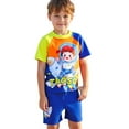 thumbnail image 3 of Xmyrz Kids Swimsuits Boy One-Piece Trendy Astronaut Print Casual Swimming Swimwear Short Sleeve Softable Bathing Suits Tankinis Cute Bikinis, 3 of 7