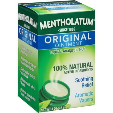 Mentholatum Topical Analgesic Ointment, 1 Ounce (Pack of 16)