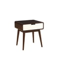 thumbnail image 3 of ACME Christa End Table  in Espresso & White, 3 of 3