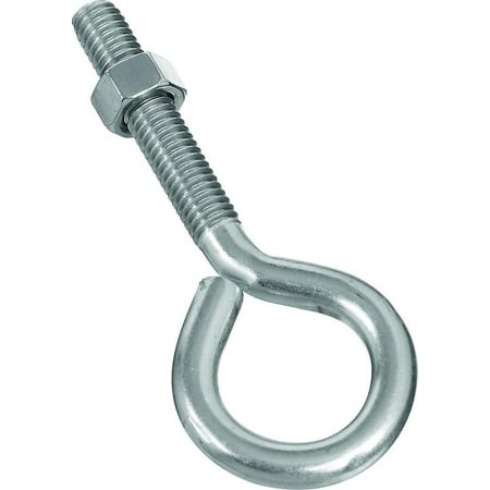 

New National Hardware N221-648 Eye Bolt 3/8 By 4 Inch Stainless Steel Each
