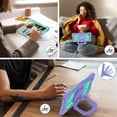 thumbnail image 6 of Shockproof Case for Lenovo Idea Tab 11 2025/K11 Gen 2 11 Inch, Shockproof Rugged Shoulder Strap Rotating Kickstand Kids Friendly S Pen Holder Case Cover for Lenovo Idea Tab 11 2025,Purple, 6 of 7
