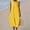 Yellow, variant on QUNYINEY Midi Sundresses for Women Cotton Linen Summer Sleeveless Yellow Tank Dress with Pockets Crew Neck Casual Beach Loose Fit Dresses