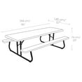 thumbnail image 4 of Lifetime 8-Foot Classic Folding Picnic Table, 4 of 8