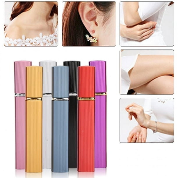 Botella portátil atomizadores recargables pulverizador dispensador de líquido vacío botellas de aluminio botella de cosméticos pulverizador de gatillo de niebla fina ANGGREK Otros