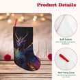 thumbnail image 4 of Salouo Rainbow Wings Majestic Dragon Print Christmas Decorations Stockings 1 Pack 18'' Xmas Stockings Holiday Stocking Personalized Farmhouse Decor for Home Family Party Tree, 4 of 7