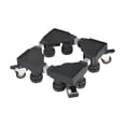 thumbnail image 2 of Carro para electrodomésticos, base para lavadora, rodante ajustable y multifuncional para muebles, resistente a golpes, para mover congelad Negro, 2 of 9