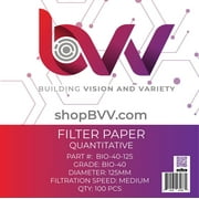 BVV Ashless Filter Papers - 125MM - Quantitative