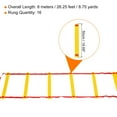 thumbnail image 2 of Unique Bargains Agility Ladder 16 Rung 8m/26ft Sports Speed Training, Red Yellow, 2 of 5