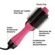 thumbnail image 3 of Cepillo Secador Revlon  Salon One Step Pro Oval Voluminizador Rosa RVDR5222PNKLA1, 3 of 6