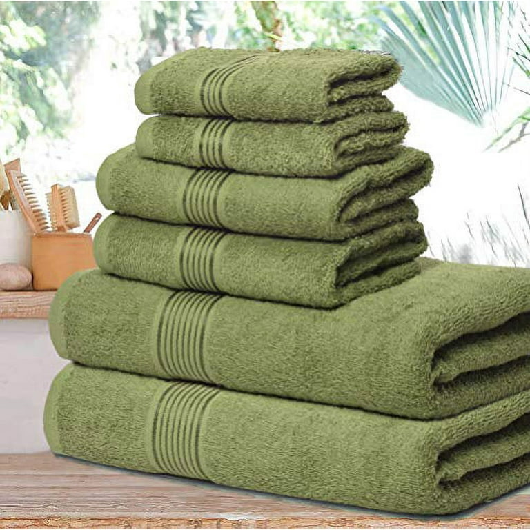 BELIZZI HOME 100% Premium Cotton 2 Pack Oversized Bath Towel Set 28x55  inches, Large Bath Towels, Ultra Absorbant Compact Quickdry & Lightweight  Towel, Ideal for Gym Travel Camp Pool - Orange 