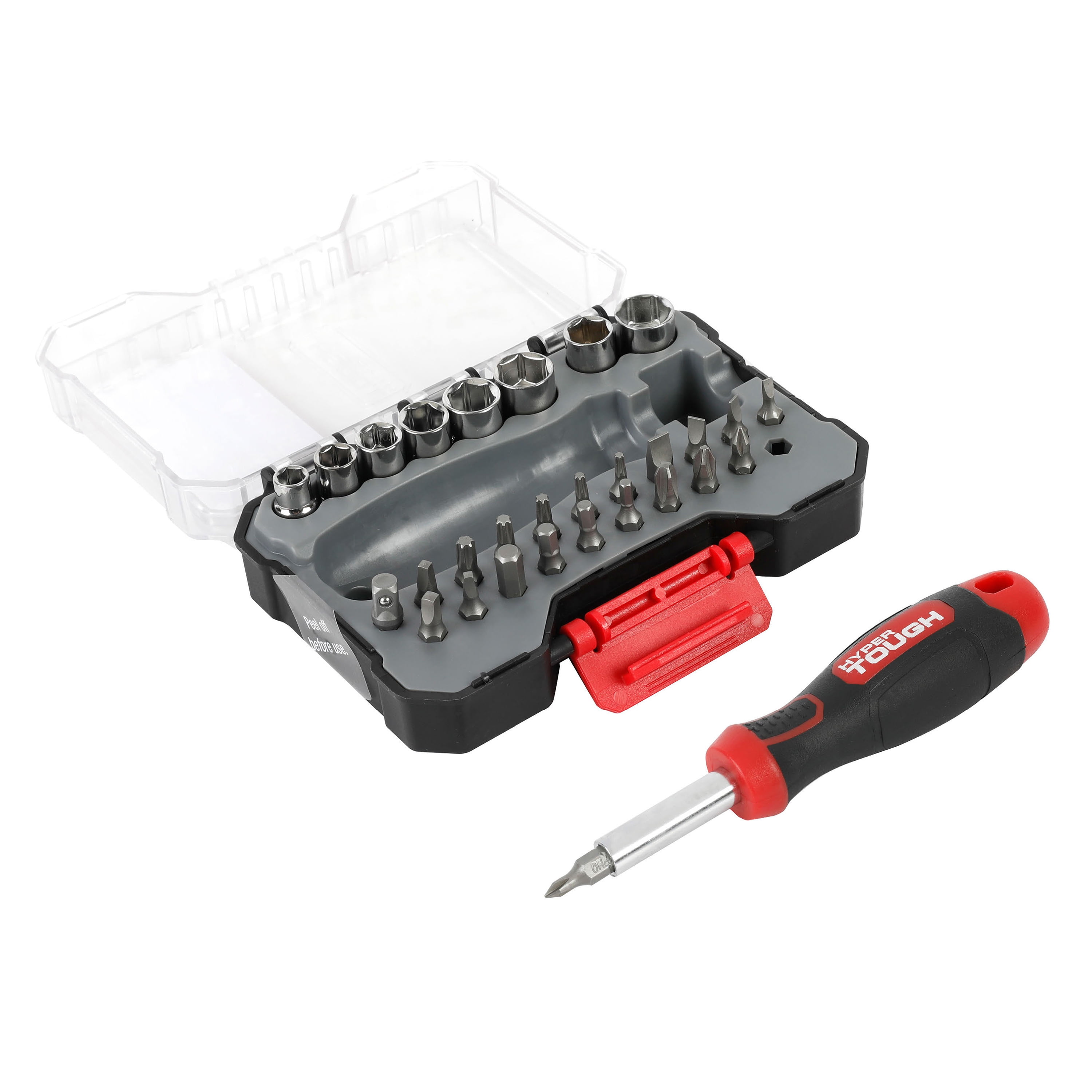 High Five! 2枚 Hyper Tough 30 Piece Screwdriver and Bit Set in Click Fit
