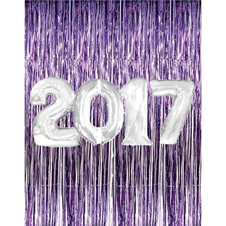 Graduation 2017 Silver And Purple Balloons Kit Party Decorations