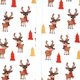 thumbnail image 3 of Calcetines cortos de moda para , calcetín corto de Navidad, transpirable, para niñas, niños y hombres Lindo ciervo blanco Yinane calcetines de dibujos animados para mujer, 3 of 3