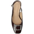 thumbnail image 4 of Journee Womens Everlee Sling Back Square Toe Pumps, 4 of 9