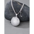 thumbnail image 3 of Dorunmo Golf Necklace 925 Sterling Silver Sport Pendant Golf Lover Gifts for Men Women Men, 3 of 6