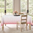 thumbnail image 2 of Plastic Table Cloth Disposable 3 Pack, 54 x 108 Inch, White, Red Dot, for Party Picnic Wedding, 2 of 6