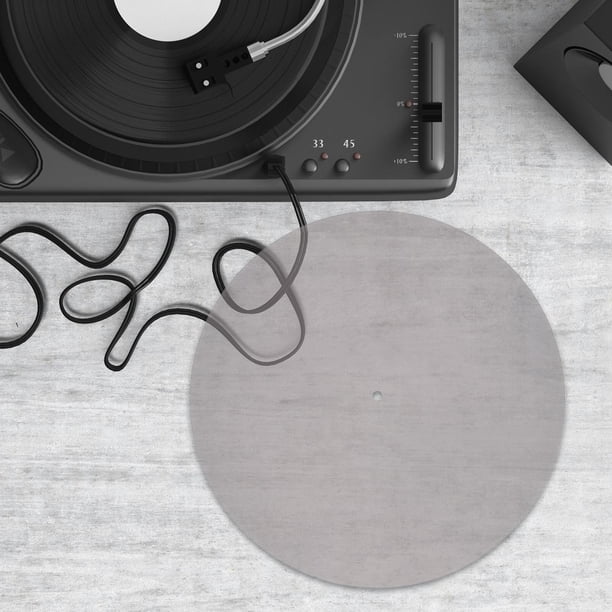 unbranded Alfombrilla De Acrílico Para Tocadiscos Que Ofrece Protección Y Mejora Acústica Para Vinilos