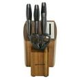 thumbnail image 2 of Anolon AlwaysSharp Japanese Steel Knife Block Set with Built-In Sharpener, 8-Piece, 2 of 8