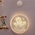 thumbnail image 6 of SCNOR Christmas LED String Lights with Suction Cups, Acrylic Pendants, Neon Effect - Battery Operated Indoor Outdoor Holiday Decor, 6 of 6