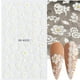 thumbnail image 1 of Pegatinas para uñas, pegatinas para uñas para mujer, pegatinas en relieve 5D tridimensionales con encaje blanco hueco y flores, pegatinas para uñas., 1 of 3