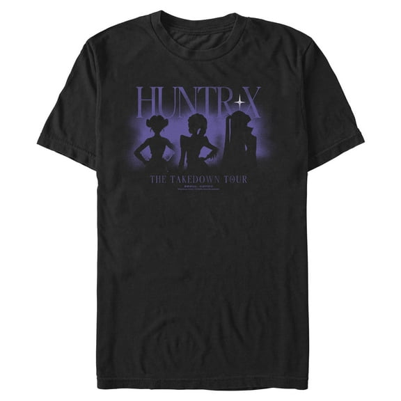 Mens KPop Demon Hunters The Takedown Tour Silhouette T Shirt