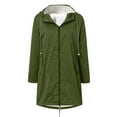 thumbnail image 4 of Veste d'Hiver Femmes Mode Manteau Manches Longues Pardessus Automne Cardigan Viccination Mi-Longue Outwear, 4 of 6