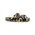 thumbnail image 2 of Secret Treasures Womens Double Buckle Sandals Leopard, Sizes 6-11, 2 of 5